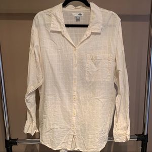 Old Navy Boyfriend Fit Button Down Top - Size XXL